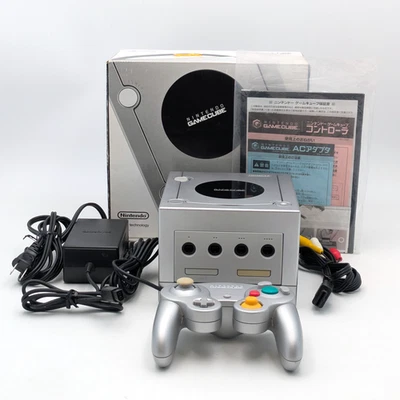 Nintendo GameCube DOL-101 Silver Home Console NTSC-J Japan Region Locked - Image 1 of 4