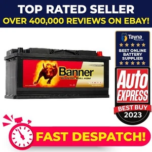 020 AGM Banner Running Bull Leakproof Car Battery (60501) - Picture 1 of 2
