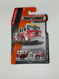 2013 Matchbox Pierce Dash Fire Engine Red/White - MBX Heroic Rescue #79/120 - Picture 1 of 1