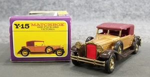 VTG LESNEY MATCHBOX Y-15 MOY 1930 PACKARD VICTORIA W/BOX MADE IN ENGLAND - Picture 1 of 11