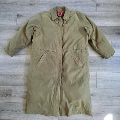 Vintage Eddie Bauer Goose Down Jacket Men’s Army Green Zip out Liner Parka Sz L - Image 1 of 4