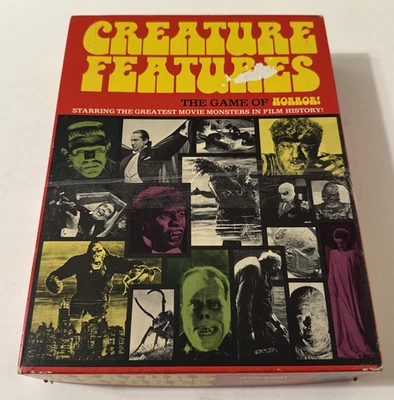 Vintage Creature Features Monsters Game by Athol - 1975 Edition - Complete! - Image 1 of 4