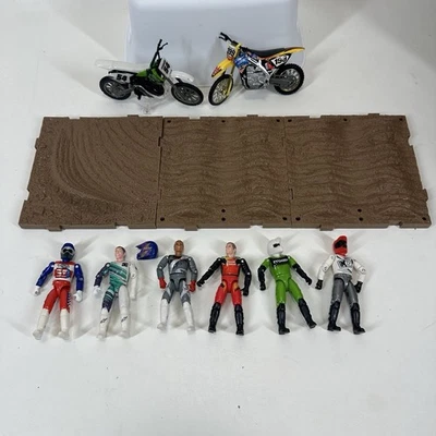 Road Champs Mxs Lot Figures Bikes Track Carmichael Pastrana - Image 1 of 4