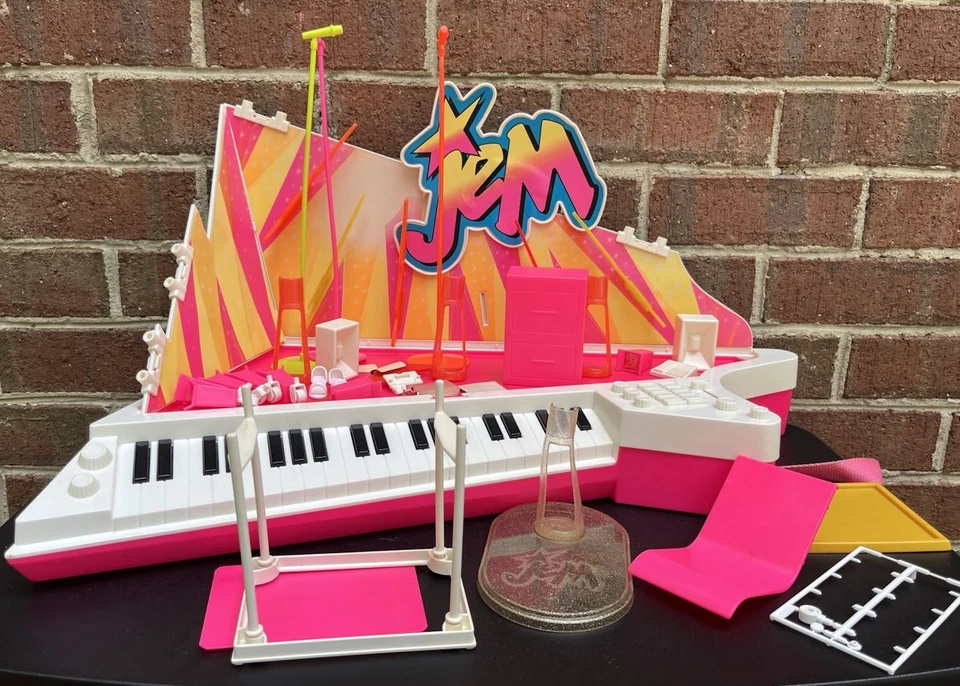 JEM & The Holograms Juego de Juguete Años 80 Estrella Escenario Reproductor de Cinta Roto (ver detalles) Foto 1 de 4