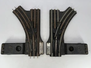 Lionel #022 O Gauge Lot of (2) Switch Track Left/Right Fair Condition - Picture 1 of 9