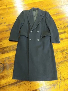 Nice Black Wool Christian Dior Monsieur Double Breasted Long Coat  - Picture 1 of 10