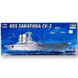 2006 Trumpeter Aircraft Carrier USS Saratoga CV-3 1:700 Scale Kit #05738 ☆New  - Picture 1 of 11