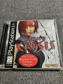 Dino Crisis PS1 PlayStation 1 Complete CIB with Bonus Disc