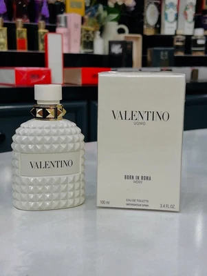 NEW VALENTINO UOMO BORN IN ROMA IVORY EDT SPRAY FOR MEN 3.4 Oz / 100 ml - image 1 of 4