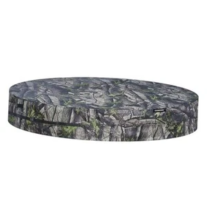 Premium Leaf-Pattern Round for In Ground Fire Pit Cover - Waterproof 600D - Picture 1 of 8