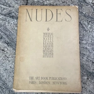 NUDES Camille Mauclair 1939 1st Edition Watteau Ingres Manet Degas Renoir Gaugui - Picture 1 of 14