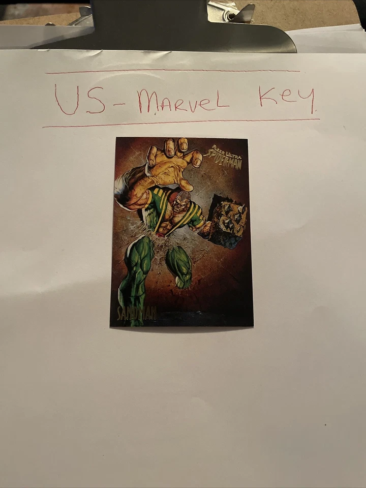 SANDMAN 1995 FLEER ULTRA SPIDER-MAN CARD #46 Fleming art - Image 1 of 1