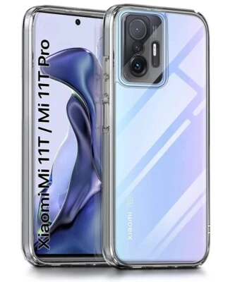 Hülle für Xiaomi Mi 11T / 11T Pro 5G Handy Schutz Case Cover Klar Silikon Hülle