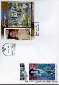 GUINEA 2023 105th ANNIVERSARY OF GUSTAV KLIMT PAINTINGS S/SHEET FDC - Picture 1 of 1