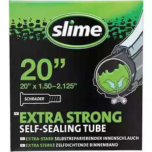Slime Smart Self Sealing Inner Tube 20 x 1.5 2.125 Schrader Valve Cycling Bike - Picture 1 of 3