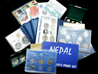 Over 5 pounds of World Mint & Proof Sets Coins in Unc Condition