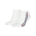 Tommy Hilfiger 2 Pack Socks Mens Sneaker Single Seam Gift Box 