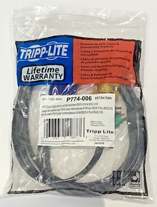 Kit câble SLIM Tripp Lite P774-006 6 pieds ps/2 pour commutateur KVM B020/22-016 - Photo 1/4