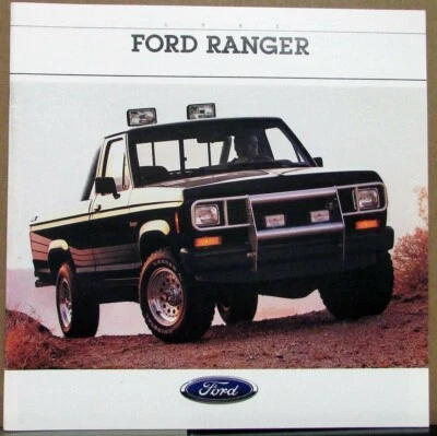 1988 Ford Ranger Pickup Truck STX XLT S Reg & Super Cab Sales Brochure Oversized - Image 1 of 4
