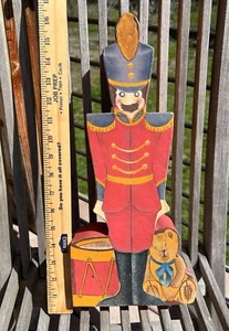 Joseph Schmidt Vintage Handmade Toy Soldier Nutcracker Candy Box 15.5" - Picture 1 of 3