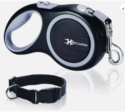 Herculeash Retractable Dog Pet Leash Orange Small Medium Dog 5M / 16 Ft - Image 1 of 4