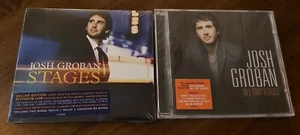 2 new! SEALED JOSH GROBAN CDS W HYPE, DELUXE 2015 STAGES 2013 ALL THAT ECHOES - Picture 1 of 2