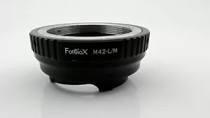 FotoMIx M42-LM Lens Adapter for Thread Screw Type Lens To Leica M Series Camera - Picture 1 of 7
