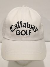 Callaway Golf VFT Irons Strapback White Baseball Cap Hat W/ Ridglea CC Logo