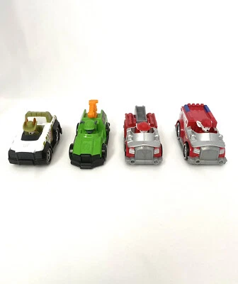 PAW PATROL 汽车 4 件装压铸金属马歇尔跟踪器 Rocky Kid 玩具 — 第 1/4 张图片