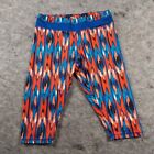 Everlast Pants Womens Size Large Spandex Red Blue Stretch Athletic Wear Boxing