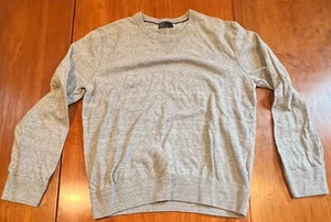Gap Mens Pullover Sweatshirt Crew Neck Long Sleeve Gray Size Medium - Picture 1 of 6