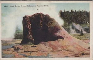 1923 Giant Geyser Crater Yellowstone National Park Postcard B4118.D1 MR ALE - Picture 1 of 6