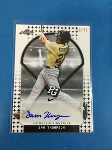 F145,501 2018 Leaf Perfect Game Showcase Auto/50 SAM THOMPSON