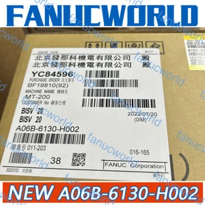 NEW FANUC A06B-6130-H002 Servo Drive 48 hours ship - Picture 1 of 6