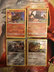 Pokemon Card Unbroken Bonds Prerelease Pack SM179 SM180 SM181 SM182 Sealed Set - Picture 1 of 1
