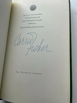 #signed Carrie Fisher: Delusions of Grandma, signed 1st Franklin - Image 1 of 4