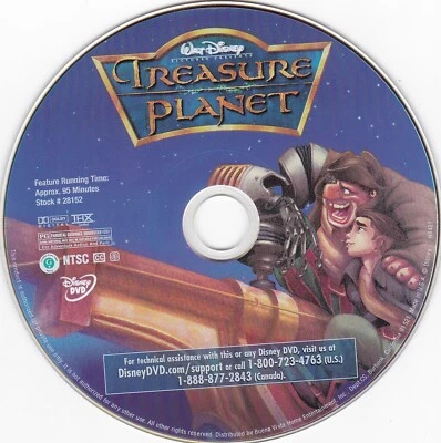 Disney's Treasure Planet (DVD) *DISC ONLY* - Image 1 of 2