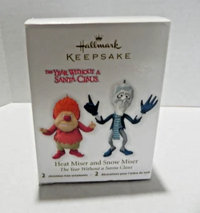 2012 Hallmark HEAT MISER & SNOW MISER Ornament set/2 YEAR WITHOUT A SANTA CLAUS - Picture 1 of 3