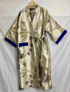 Silk Kimono Handmade Cover Up Bath Robes Night Dressing Gown - Picture 1 of 3