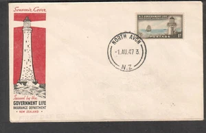 New Zealand 1947 cachet first day cover for Government Life Insurance Department - Picture 1 of 2