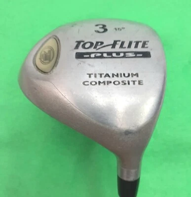 Top Flight Plus 3W 15° RH Titanium Driver Tf 300 Womens Flex Graphite Shaft - Image 1 of 4