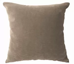 Ma22a Medium Brown Velvet Style Cotton Blend Cushion Cover/Pillow Case Custom - Picture 1 of 7