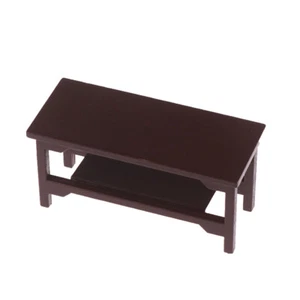 1/12 Dollhouse Miniature Retro Wooden Coffee Table Furniture Toys AccessoriYUbz - Picture 1 of 10