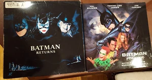 BATMAN Batman Returns and Batman Forever laser discs Jim Carrey Vlad Kilmer - Picture 1 of 7