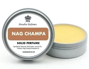 Nag Champa Natural Solid Perfume di Paradise Perfumes Balsamo Profumo 30ml - Foto 1 di 1