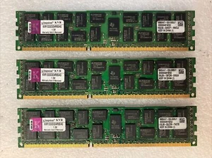 (3x 4GB) Kingston DDR3-1333 PC3-10600 DIMM Server Memory RAM KVR1333D3D4R9/4G ~ - Picture 1 of 5