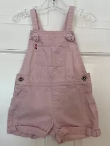 Levis Shortall Pink Denim 3T Adjustable - Picture 1 of 8
