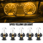 T10 Yellow Led Kit For 1992-1999 Chevrolet Trucks Gauge Cluster & Ac Controls 5x