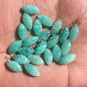 Natural Amazonite Marquise 4x8 mm to 10x20 mm Cabochon Loose Gemstone Lot