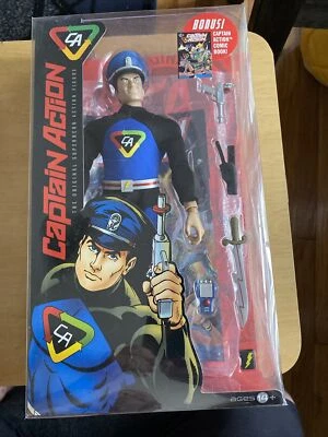 Captain Action The Original Superhero Action Force with Comic Book Marvel 2011 - Изображение 1 из 2